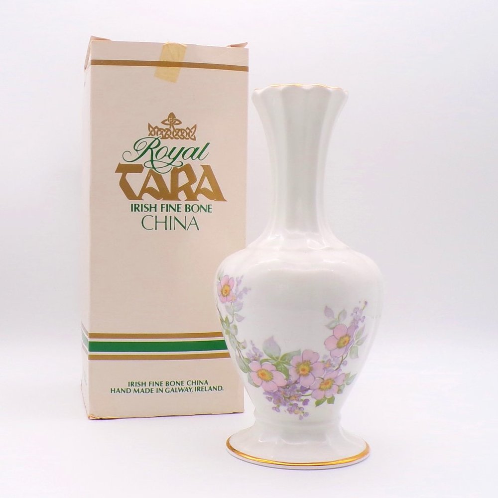 Royal Tara Irish Fine Bone China Vase and Original Box
